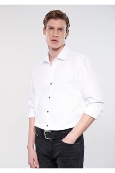 پیراهن استین بلند سفید مردانه از برند ماوی Mavi (ساخت ترکیه)