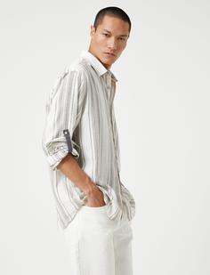 پیراهن مردانه - محصول برند کوتون ترکیه - کد محصول : koton-3SAM60024HW