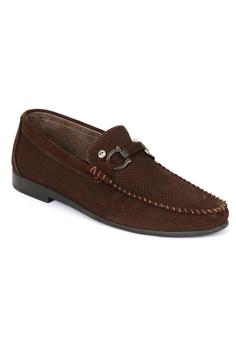 کفش رسمی مردانه قهوه ای برند pierre cardin