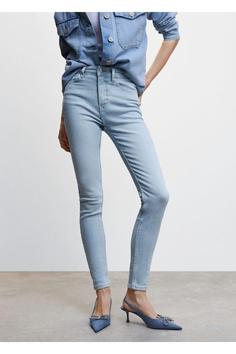 شلوار جین زنانه آبی مانگو ا Yüksek Bel Skinny Jean