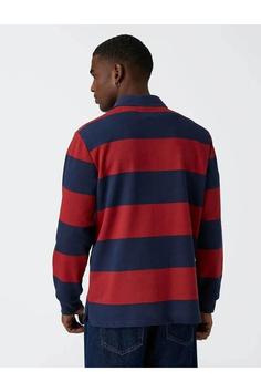 سوییشرت مردانه قرمز کوتون ا Erkek Sweatshirt Kırmızı 3wam70403mk