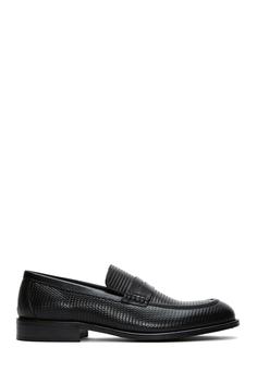 خرید اینترنتی کفش رسمی مردانه سیاه دریمد 22WFD603826 ا Erkek Deri Loafer
