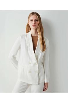 کت زنانه سفید برند ipekyol