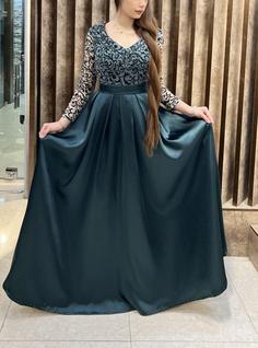 لباس مجلسی و شب ماکسی مدل شهرزاد - زرشکی / سایز1-38/40 ا Dress and long night