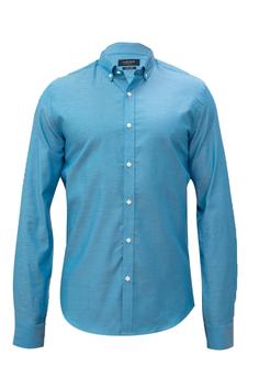 پیراهن آستین بلند مردانه آبی لوفیان