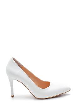کفش پاشنه دار زنانه سفید برند derimod 20WFD137818 ا Kadın Stiletto (246-01)