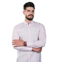 پیراهن پنبه ای مردانه صورتی روشن اگزیتکس Exitex - کد E2082