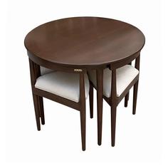 میز و صندلی ناهار خوری اسپرسان چوب کد Sm73 - قهوه ای تیره