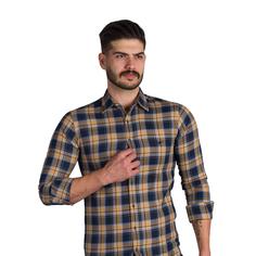 پیراهن پنبه ای مردانه چهارخانه اسکورت Escort - کد S2065
