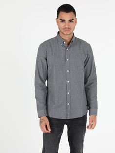 پیراهن آستین بلند خاکستری مردانه کولینز کد:CL1050127