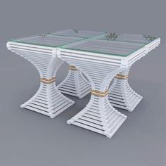میز عسلی مدل PBN-A04 مجموعه 4 عددی