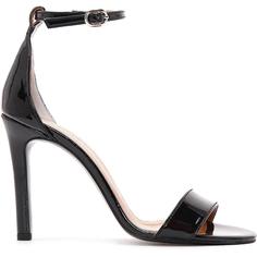 خرید اینترنتی کفش پاشنه دار زنانه سیاه دریمد 23SFD160116 ا Kadın Rugan Deri Topuklu Sandalet