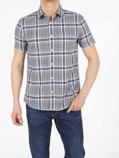 پیراهن آستین کوتاه خاکستری مردانه کولینز کد:CL1054244