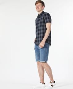 پیراهن آستین کوتاه لاجوردی مردانه کولینز کد:CL1058646