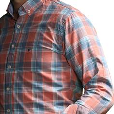 پیراهن پنبه ای مردانه چهارخانه اسکورت Escort - کد S2075