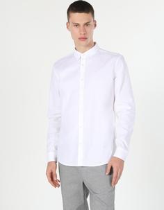 پیراهن آستین بلند سفید مردانه کولینز کد:CL1048576