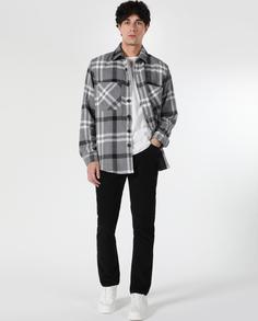 پیراهن آستین بلند خاکستری مردانه کولینز کد:CL1059955
