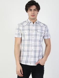 پیراهن آستین کوتاه سفید مردانه کولینز کد:CL1049296