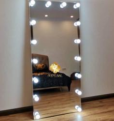 آینه قدی مدل آناستازيا ١٨ لامپ تمام اينه ريموت دار ۱۸۰ در ۸۰ سانتیمتر