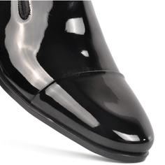 خرید اینترنتی کفش رسمی مردانه سیاه پیر کاردین MSP-00000000013408 ا 22327 Siyah Rugan Erkek Hakiki Deri Klasik Ayakkabı