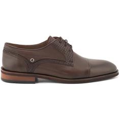 خرید اینترنتی کفش رسمی مردانه قهوه ای پیر کاردین SLT-E3104H05020 ا 104h05 Erkek Ayakkabı