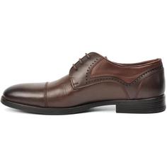 خرید اینترنتی کفش رسمی مردانه قهوه ای پیر کاردین MSP-00000000013405 ا 37711 Koyu Kahve Hakiki Deri Erkek Klasik Ayakkabı
