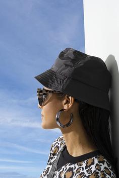 خرید اینترنتی کلاه زنانه سیاه برند For You Moda S27099 ا Demir Detaylı Safari Siyah Şapka