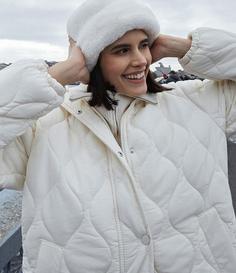 خرید اینترنتی کلاه زمستانی زنانه سفید السی وایکیکی W2BM64Z8 ا Kürklü Kadın Bucket Şapka