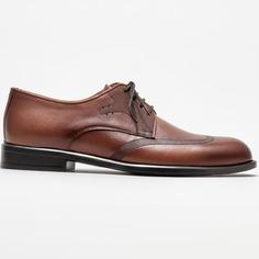 خرید اینترنتی کفش رسمی مردانه قهوه ای اله YOMBO ا Taba Deri Erkek Klasik Ayakkabı