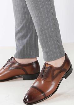 کفش مجلسی انتیک چرم شتری مردانه اصل برند Fast Step کد 1667094903