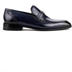 خرید اینترنتی کفش رسمی مردانه سرمه‌ای برند Nevzat Zöhre 22SEZKLANEV0011 ا 1911 %100 Deri Neolit Taban Günlük Klasik Erkek Ayakkabı