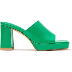 خرید اینترنتی کفش پاشنه دار زنانه سبز برند ipekyol IS1230031033070 ا Blok Topuklu Ayakkabı