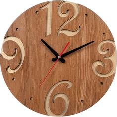 ساعت دیواری چوبی کیتا، مدل کلاسیک، کد CK 605-CT - (قطر 35 cm)