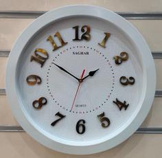 ساعت دیواری ساغر قیمت مناسب - طوسی اعداد رومی ا Sagar wall clock