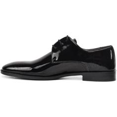 خرید اینترنتی کفش رسمی مردانه سیاه پیر کاردین MSP-00000000016450 ا 22bn4 Siyah Rugan Hakiki Deri Erkek Klasik Ayakkabı