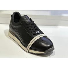 خرید اینترنتی کفش رسمی مردانه سیاه پیر کاردین 779031 ا Hakiki Deri Sneaker