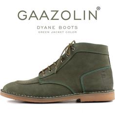بوت ژیان گازولین ارتشی – GAAZOLIN Dyane Boots Green Jacket
