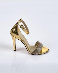 خرید اینترنتی کفش پاشنه دار زنانه طلایی پیر کاردین PC-51915 ا Altın Kadın Ayakkabı Pc-51915