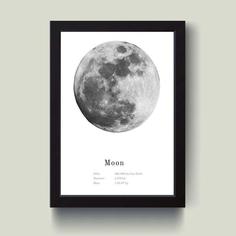 تابلو مدل مینیمال Moon ماه کد m50127