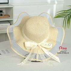 کلاه زنانه تابستانی مدل ساحلی جدید/ لب کنگره ای