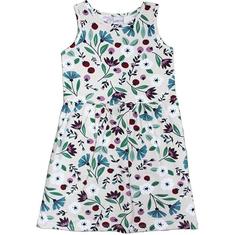 خرید اینترنتی پیراهن روزمره بچه گانه دخترانه رنگارنگ برند Lovetti 5757-116D0001 ا Fairy Garden Desen Kolsuz Elbise