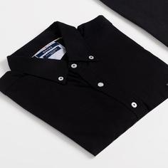 پیراهن پنبه ای مردانه آستین کوتاه مشکی اگزیت EXIT - کد E2091