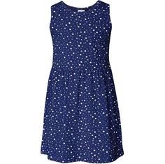 خرید اینترنتی پیراهن روزمره بچه گانه دخترانه سرمه‌ای برند Lovetti 5757-132L012 ا Little Stars Desen Kolsuz Elbise