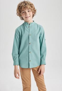 پیراهن آستین استاندارد راسته پسرانه دفاکتو Defacto | Z1035A623SM