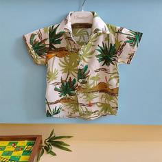 پیراهن پسرانه یقه دار هاوایی
