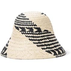 خرید اینترنتی کلاه زنانه سفید برند ipekyol IS1230077015082 ا Kontrast Renkli Hasır Şapka