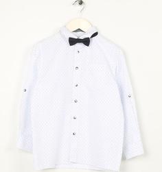 خرید اینترنتی پیراهن آستین بلند بچه گانه پسرانه سفید کوتون 5002985068 ا Düz Beyaz Erkek Çocuk Gömlek 3skb60015tw