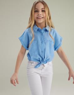 پیراهن آستین استاندارد راسته دخترانه دفاکتو Defacto | Z4909A623SM