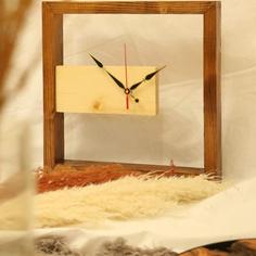 ساعت دیواری چوبی خاص متریال چوب فنلاندی وارداتی کد022 ا Special wooden wall clock, imported Finnish wood material