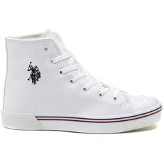 بوت زنانه سفید برند us polo assn